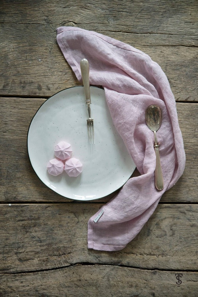 Linen Table Runner Pink, Gauze Linen Wedding Decor, Wedding Decor Table Runner Gauze Pink, Rustic Wedding Table Decor